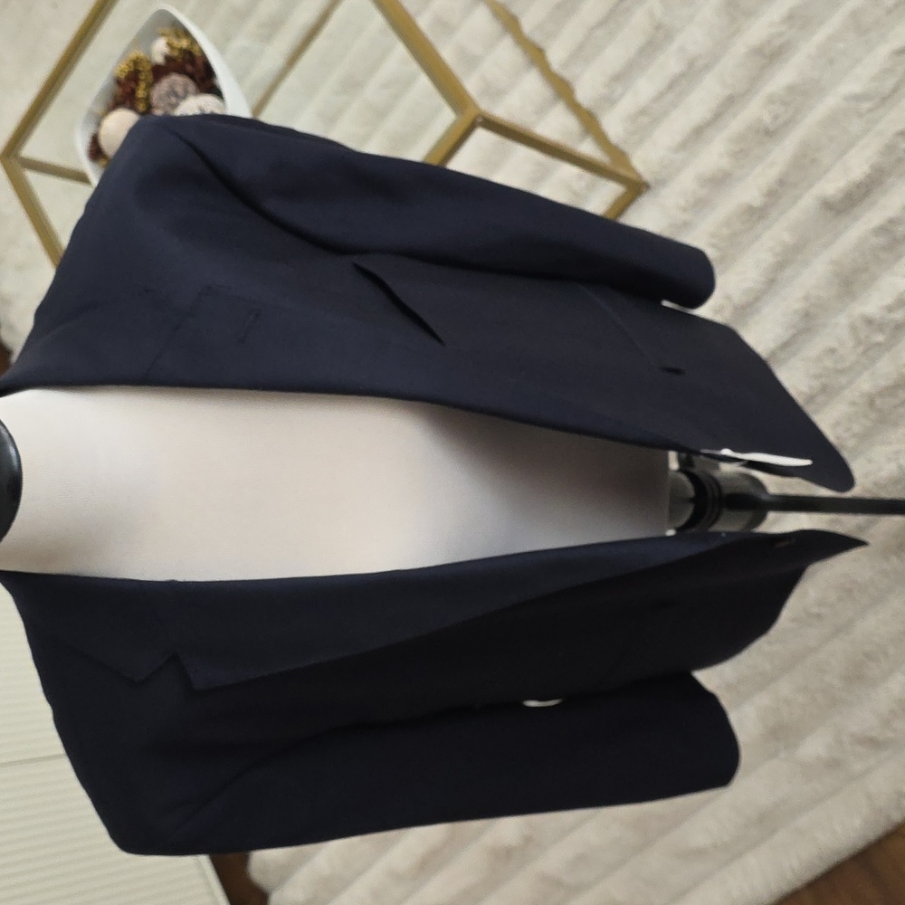 NWT Onward Reserve 48R Navy Blue 100% Wool Mens Blazer, Suit Jacket, Sport Coat